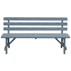 Banc traditionnel en pin de 1,5 m