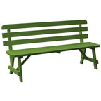 Banc traditionnel en pin de 1,5 m