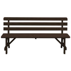 Banc traditionnel en pin de 1,5 m