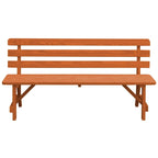 Banc traditionnel en pin de 1,5 m