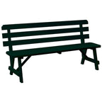 Banc traditionnel en pin de 1,5 m