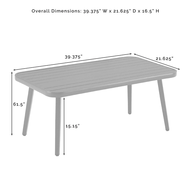 Ensemble de conversation extérieur en résine tressée Haven 4 pièces - 85 cm (P) x 143 cm (L) x 29,75 cm (H)