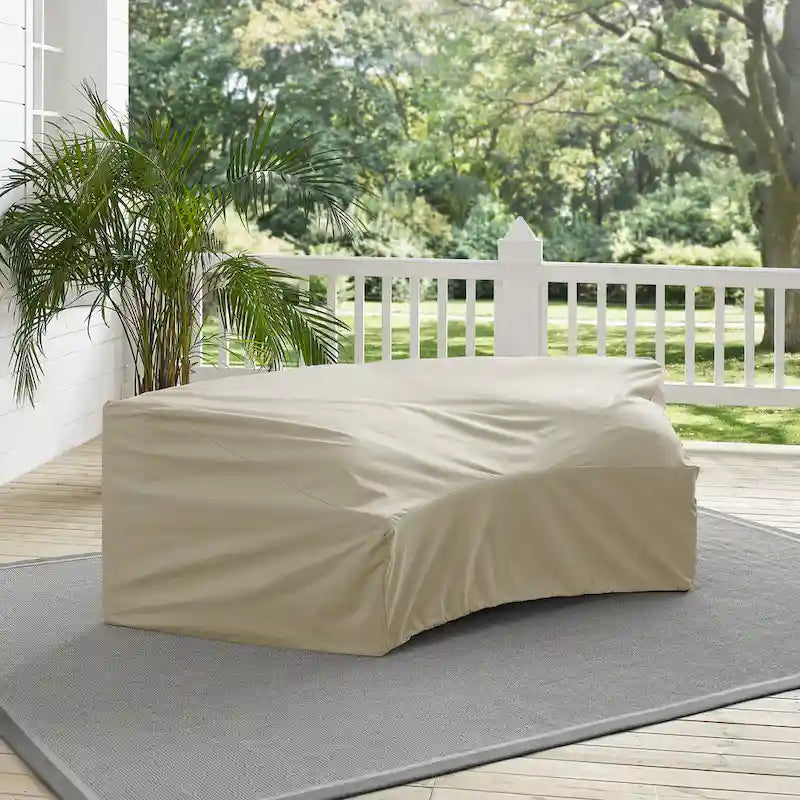 Crosley Outdoor Catalina Round Sectional Furniture Cover - 82.68 W x 31.5 D x 26 H