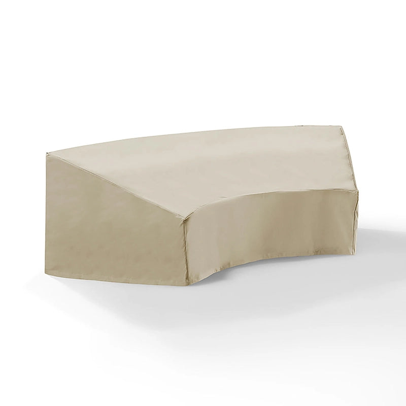 Housse pour canapé d'angle rond Crosley Outdoor Catalina - 82,68 cm (L) x 31,5 cm (P) x 26 cm (H)