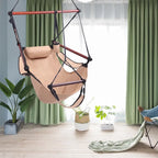 Fauteuils hamac suspendus Cacolet verts avec crochet en forme de S bien équipés