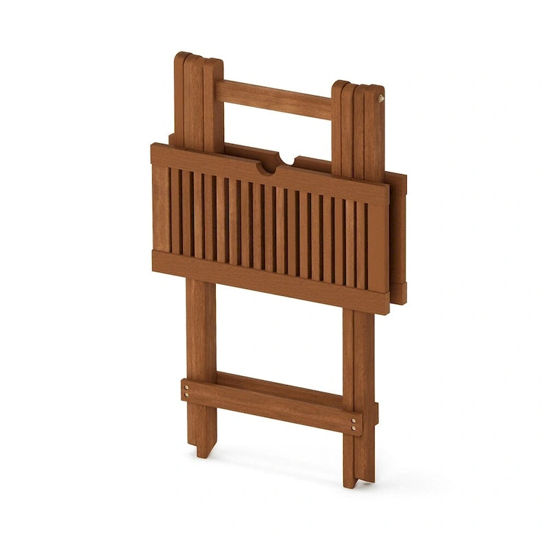 Table pliante Ormond en bois dur huilé de teck par Havenside Home