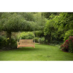 Balancelle de véranda extérieure Seven Seas Teak San Juan en bois de teck de 1,20 m