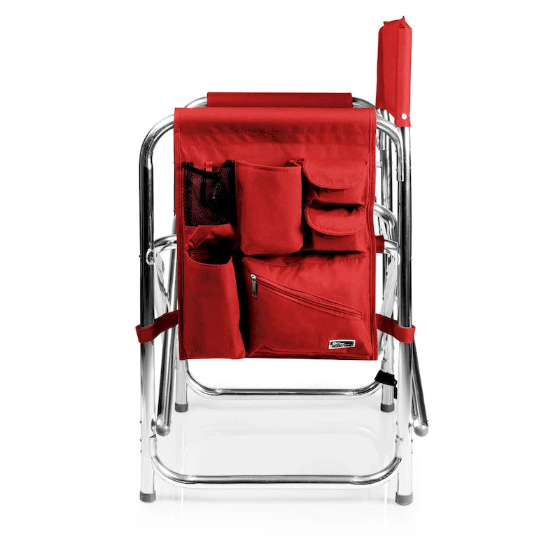Chaise de sport rouge portable Picnic Time