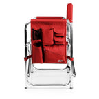 Chaise de sport rouge portable Picnic Time