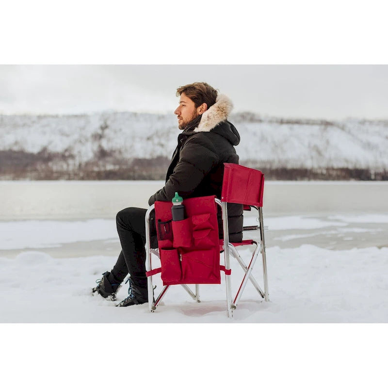 Chaise de sport rouge portable Picnic Time