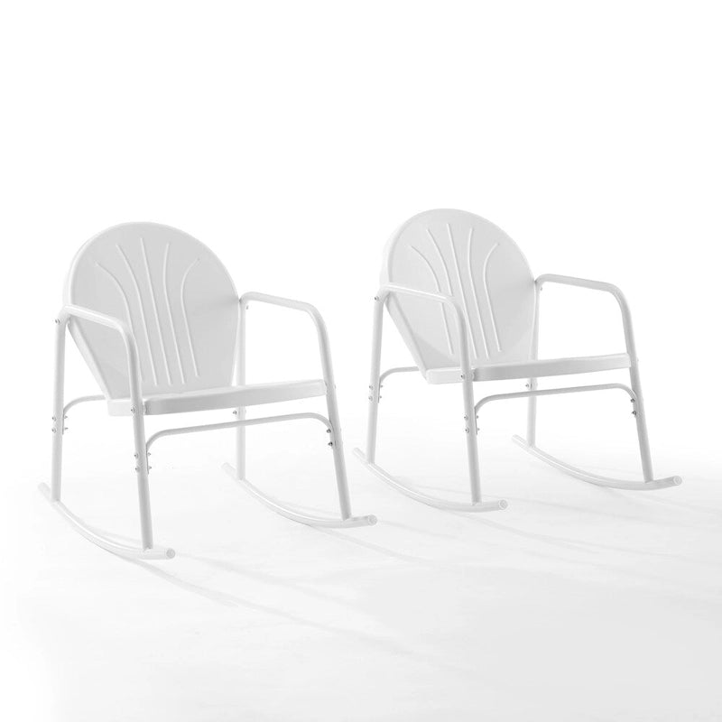 Ensemble de 2 fauteuils à bascule Crosley Griffith - 82 cm (H) x 57 cm (l) x 84 cm (l)