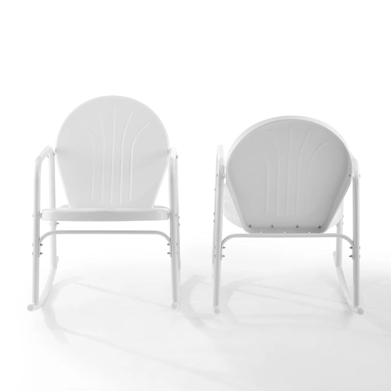 Ensemble de 2 fauteuils à bascule Crosley Griffith - 82 cm (H) x 57 cm (l) x 84 cm (l)