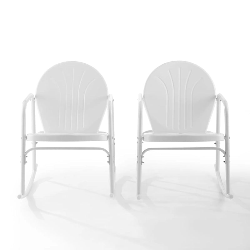Ensemble de 2 fauteuils à bascule Crosley Griffith - 82 cm (H) x 57 cm (l) x 84 cm (l)