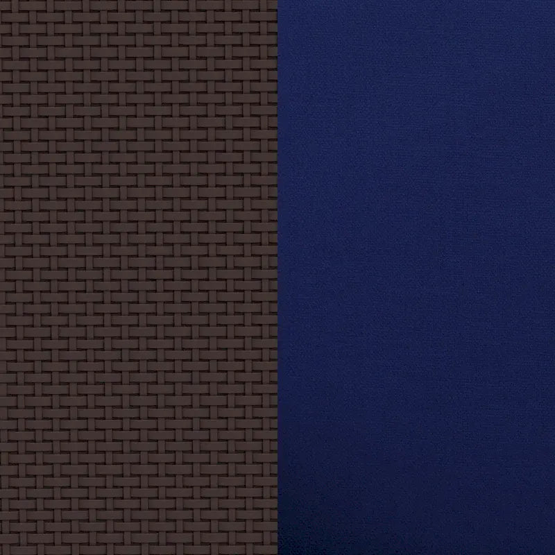 Fauteuil en imitation rotin avec coussin résistant aux intempéries