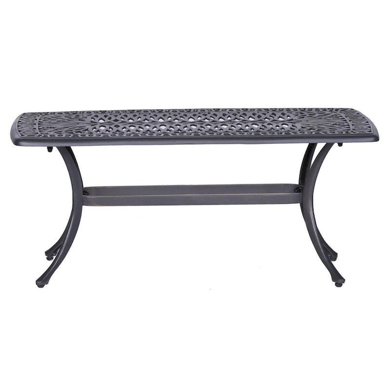 Table basse rectangulaire Saybrook en fonte Havenside Home