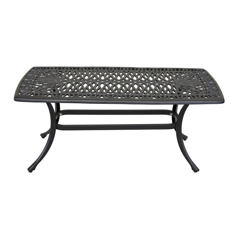 Table basse rectangulaire Saybrook en fonte Havenside Home