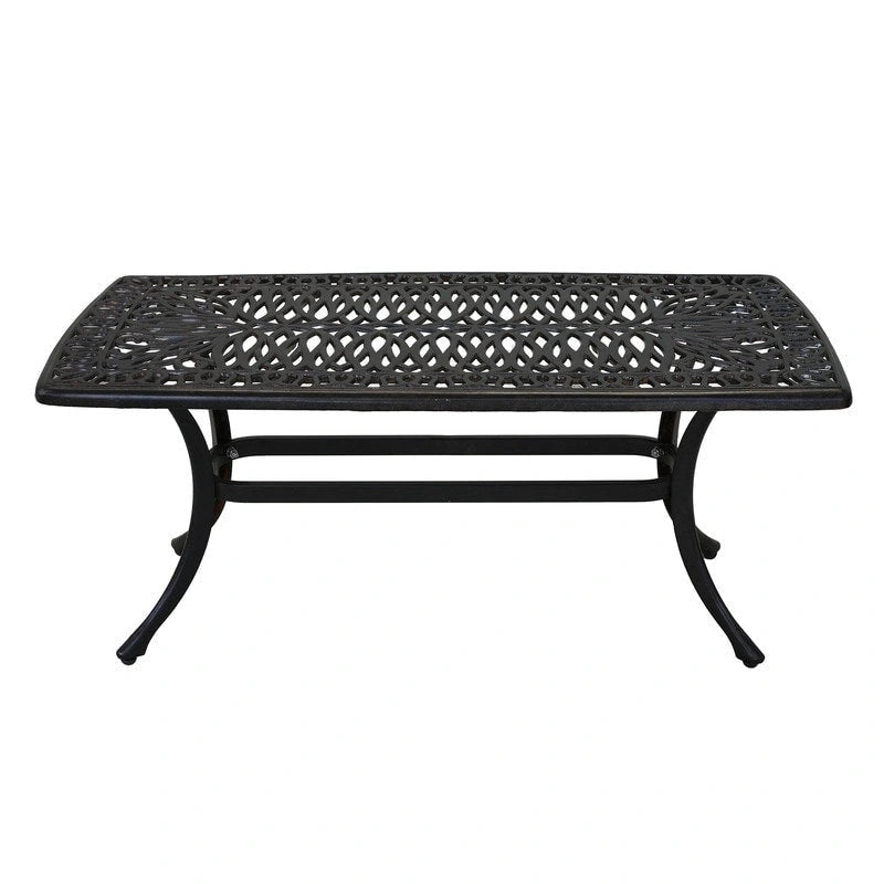 Table basse rectangulaire Saybrook en fonte Havenside Home