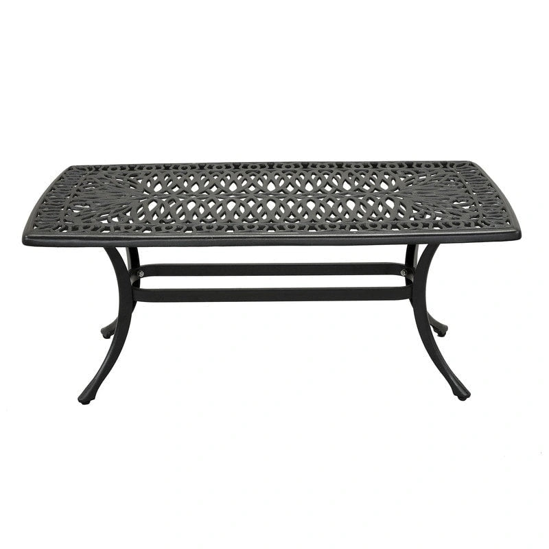 Table basse rectangulaire Saybrook en fonte Havenside Home