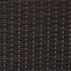Fauteuil à bascule pivotant d'extérieur Crosley Palm Harbor en résine tressée avec coussins gris - 68,5 cm (L) x 68,5 cm (P) x 64,8 cm (H)