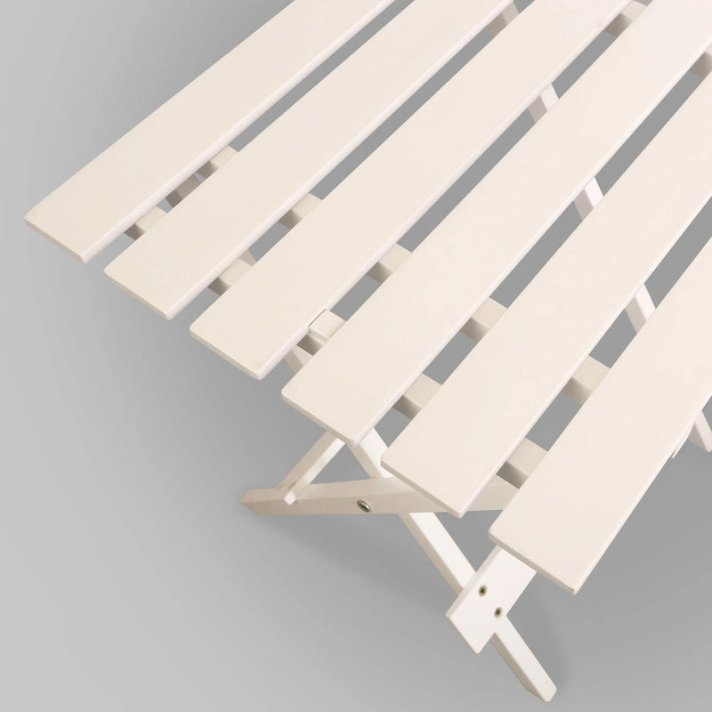 Ensemble de 2 tables d'appoint pliantes et portables en bois massif - 45,7 cm (L) x 34,9 cm (P) x 45,7 cm (H)