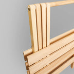 Ensemble de 2 tables d'appoint pliantes et portables en bois massif - 45,7 cm (L) x 34,9 cm (P) x 45,7 cm (H)