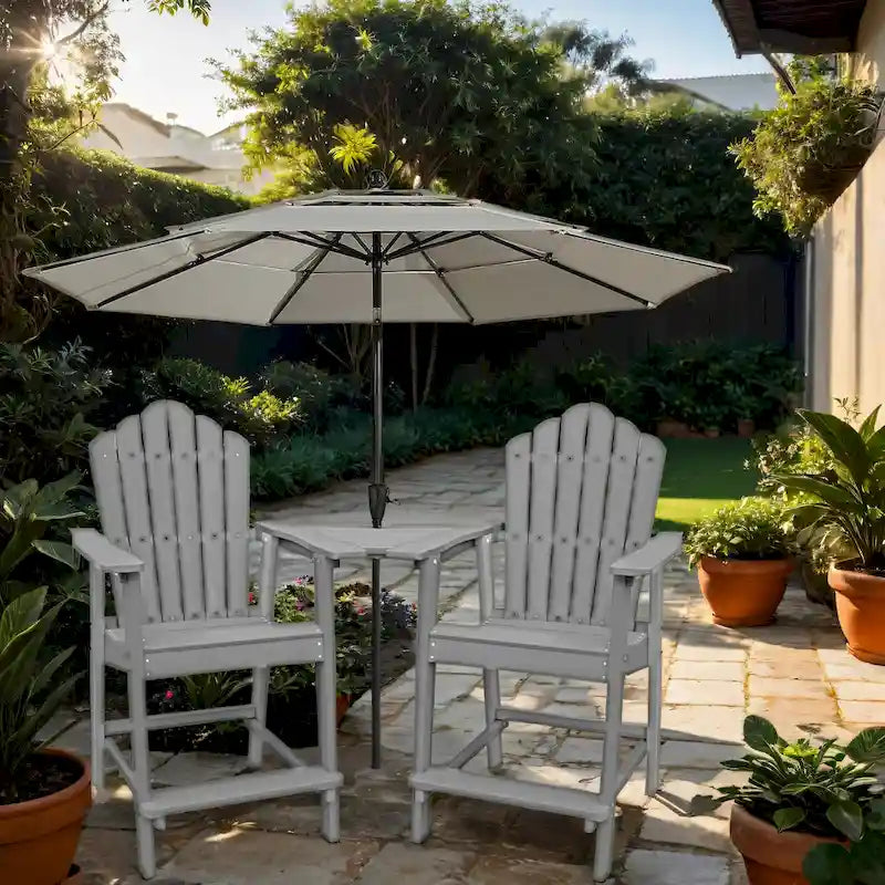 Outdoor Tall Adirondack Chair Bar Stool 1pc