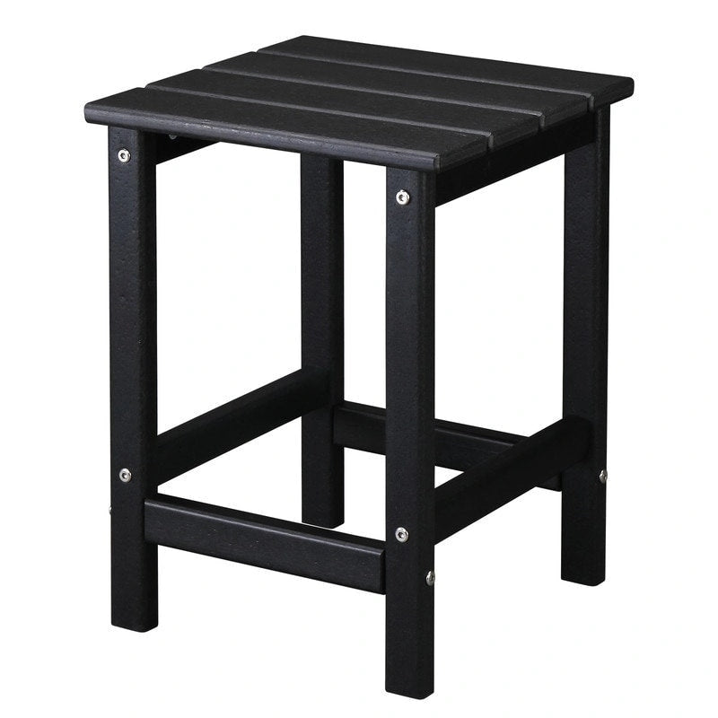 Outdoor High Density Polyethylene 14 Square Side Table
