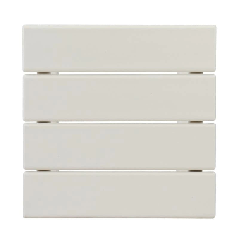 Table d'appoint carrée 14 en polyéthylène haute densité pour extérieur