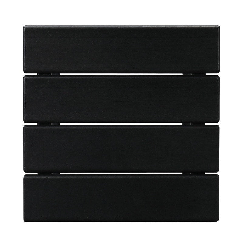 Table d'appoint carrée 14 en polyéthylène haute densité pour extérieur