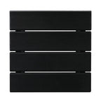 Table d'appoint carrée 14 en polyéthylène haute densité pour extérieur