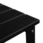 Table d'appoint carrée 14 en polyéthylène haute densité pour extérieur