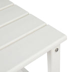 Table d'appoint carrée 14 en polyéthylène haute densité pour extérieur
