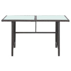 Ensemble de mobilier de patio vidaXL, canapé d'angle avec table en rotin - 120 x 70 x 66 cm