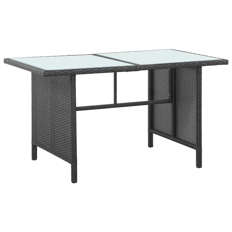 Ensemble de mobilier de patio vidaXL, canapé d'angle avec table en rotin - 120 x 70 x 66 cm