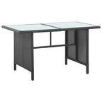 Ensemble de mobilier de patio vidaXL, canapé d'angle avec table en rotin - 120 x 70 x 66 cm