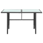 Ensemble de mobilier de patio vidaXL, canapé d'angle avec table en rotin - 120 x 70 x 66 cm