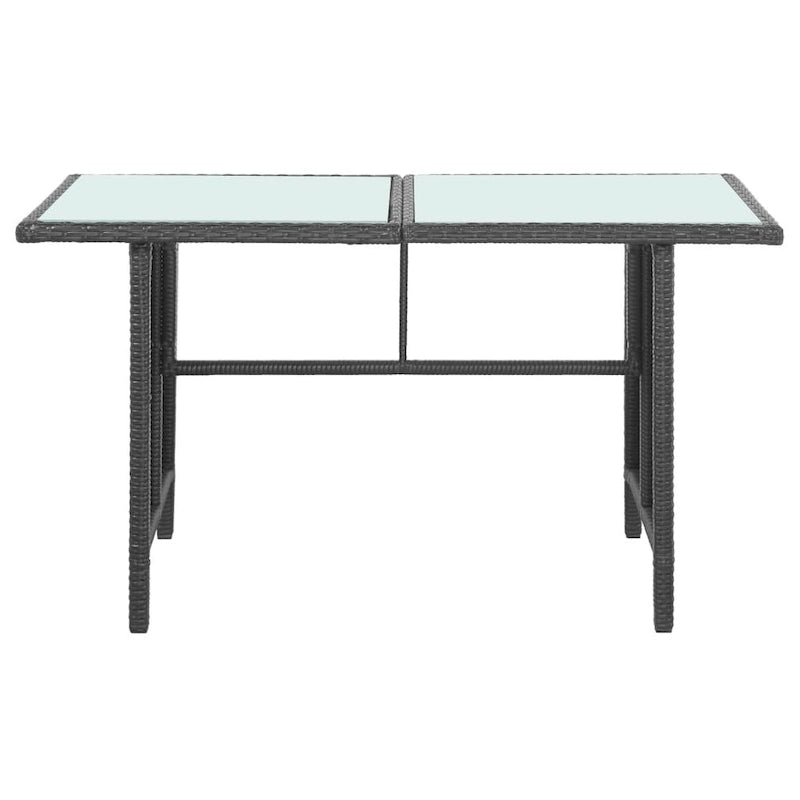 Ensemble de mobilier de patio vidaXL, canapé d'angle avec table en rotin - 120 x 70 x 66 cm