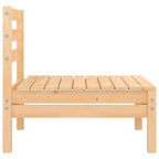 Canapé d'extérieur 2 places en pin massif vidaXL, multicolore - 25 x 25 x 24,6