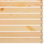 Canapé d'extérieur 2 places en pin massif vidaXL, multicolore - 25 x 25 x 24,6