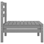 Canapé d'extérieur 2 places en pin massif vidaXL, multicolore - 25 x 25 x 24,6