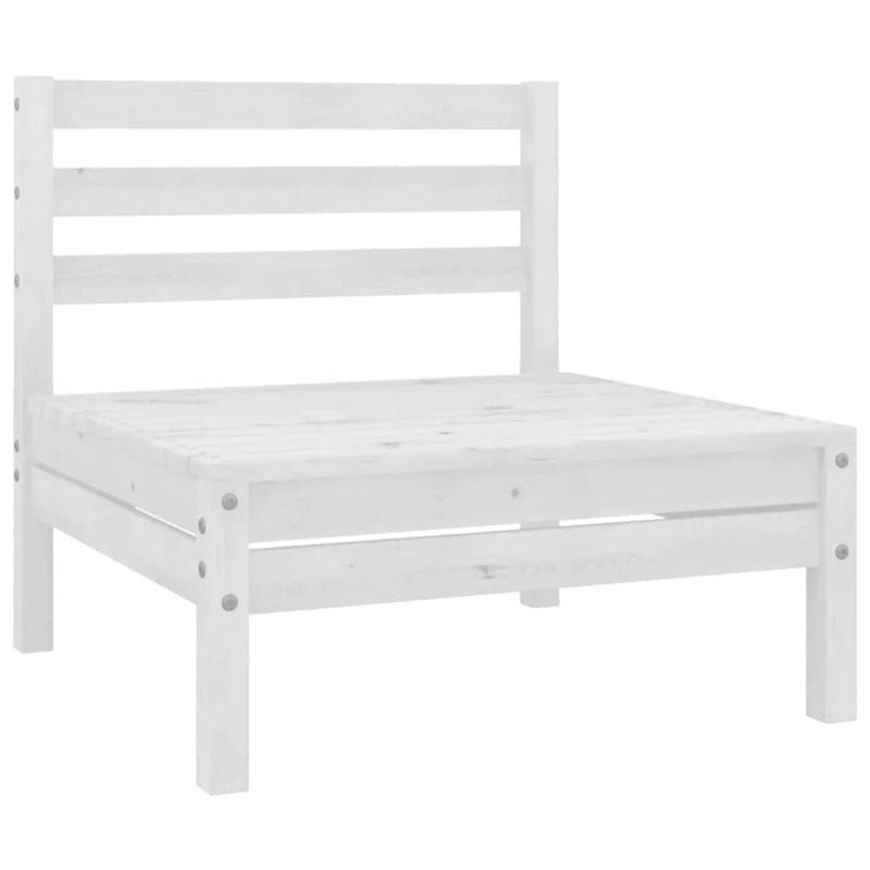 Canapé d'extérieur 2 places en pin massif vidaXL, multicolore - 25 x 25 x 24,6