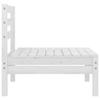 Canapé d'extérieur 2 places en pin massif vidaXL, multicolore - 25 x 25 x 24,6