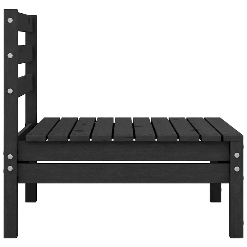 Canapé d'extérieur 2 places en pin massif vidaXL, multicolore - 25 x 25 x 24,6
