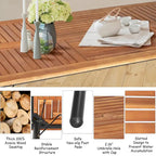 Ensemble table et chaises de jardin en rotin Costway 7 pièces avec coussins - Voir les détails