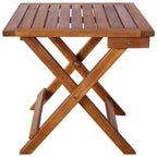 Ensemble de 2 chaises longues vidaXL avec table et coussins en bois d'acacia massif - 72,4 x 21,7 x 25,2