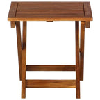 Ensemble de 2 chaises longues vidaXL avec table et coussins en bois d'acacia massif - 72,4 x 21,7 x 25,2