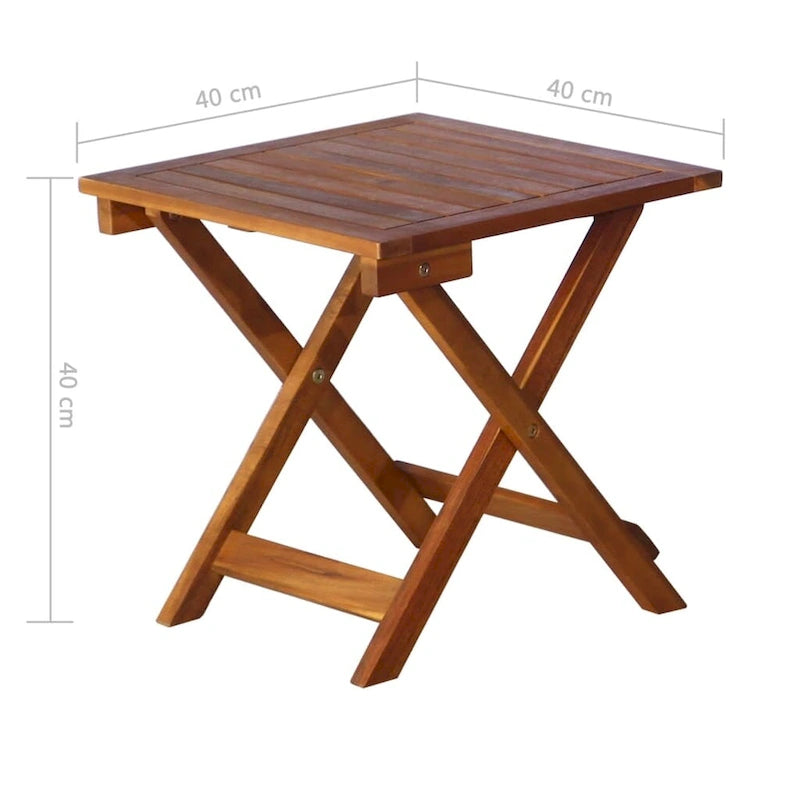 Ensemble de 2 chaises longues vidaXL avec table et coussins en bois d'acacia massif - 72,4 x 21,7 x 25,2