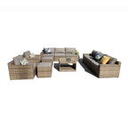 Ensemble de 11 chaises Ventura en rotin