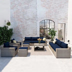 Ensemble de 11 chaises Ventura en rotin