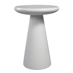 Table d'appoint extérieure Patio Watcher 16 po en béton Mgo en forme de champignon